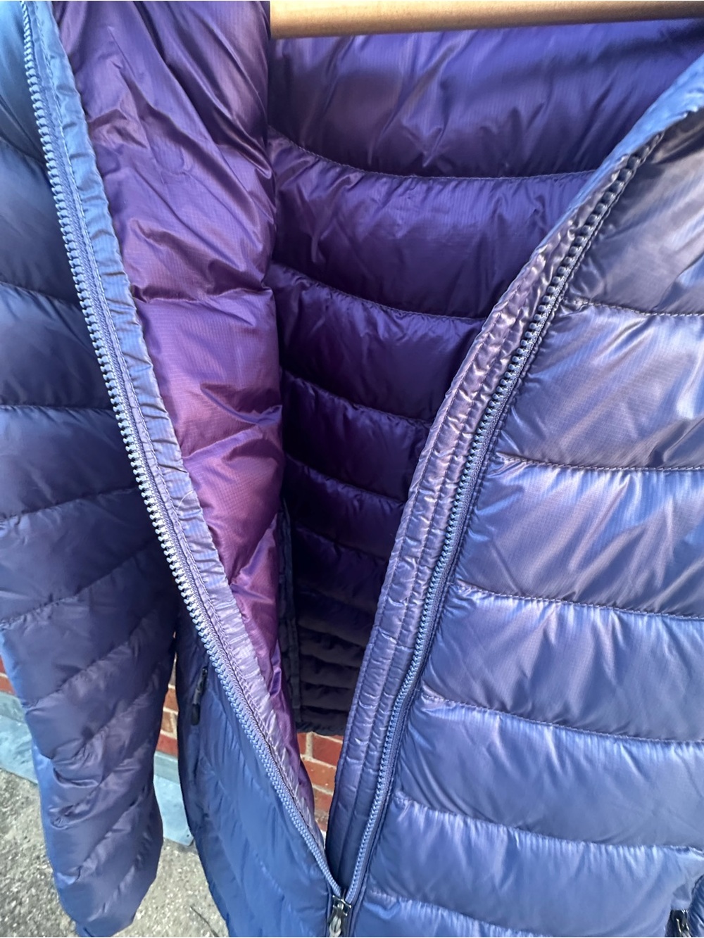 L.L. Bean 850 Goose Down Tech Puffer Downtek Pertex Quantum Jacket Lightweight - Picture 10 of 17